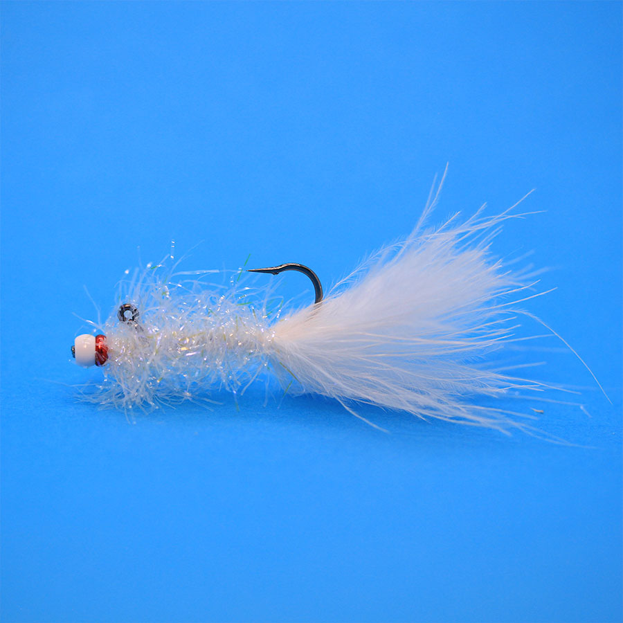 Pyramid Lake Balanced Leech – White Ghost