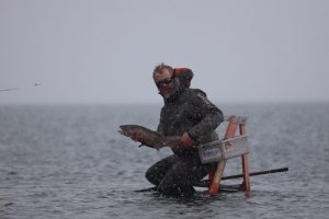 Winter Fishing At Pyramid Lake